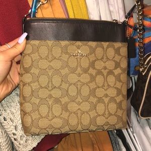 Coach cross body purse